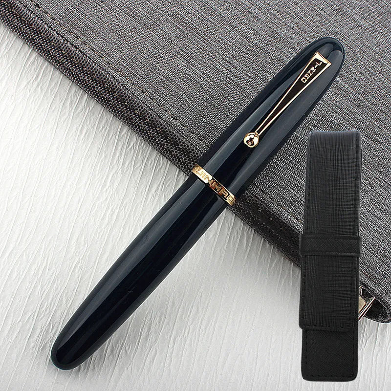 Fountain Pen #8 Extra Fine / Fine / Medium Nib, Big Size Office Pen with Resin Pen Stationery Business Writing Gifts