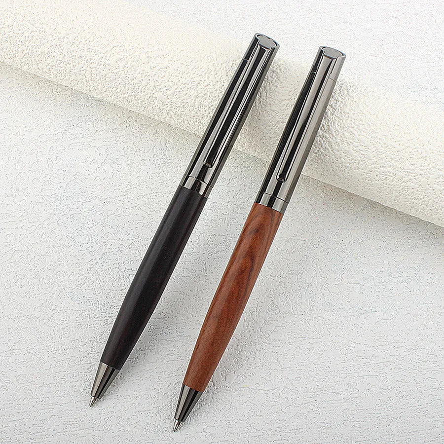 Luxury Quality Wood Business Office Medium Nib Ballpoint Pens New Student Office Stationery