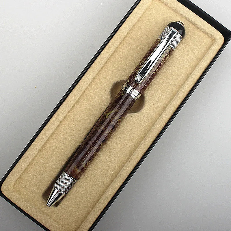 Luxury Metal Signature Ballpoint Pens for Business Writing Office Supplies Stationery 0.7MM Medium nib Gift