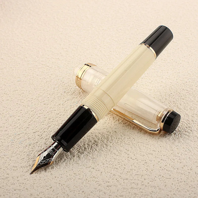 Fountain Pen Acrylic Cute Pocket Pens for Students Calligraphy EF F Nibs Writing Ink Pens Office School Supplies